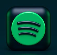 Badge Verified by Spotify para artistas humanos vs música gerada por IA